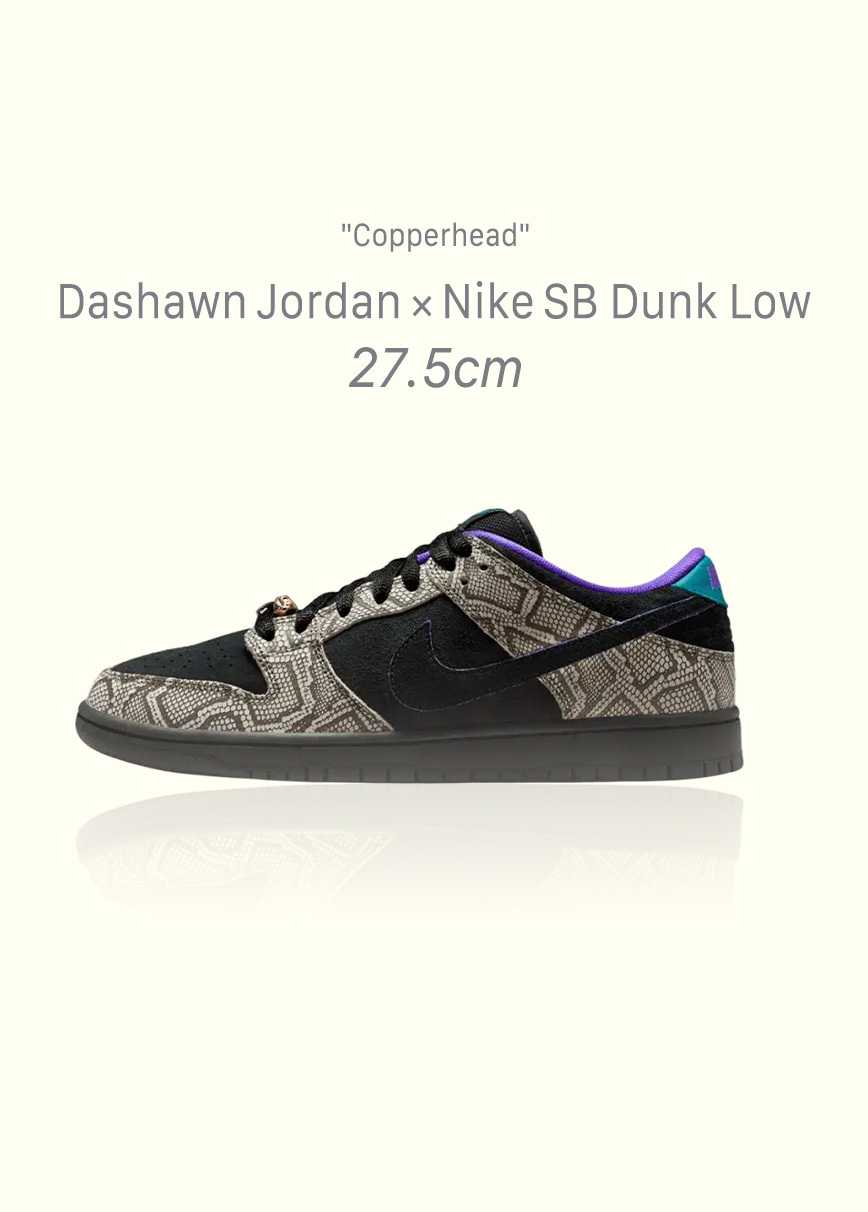 Dashawn Jordan × Nike SB Dunk Low "Copperhead"