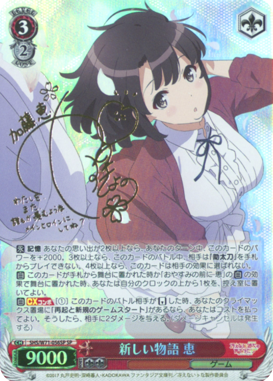 新しい物語 恵
