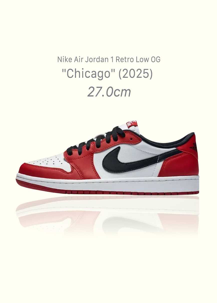 Nike Air Jordan 1 Retro Low OG "Chicago" (2025)