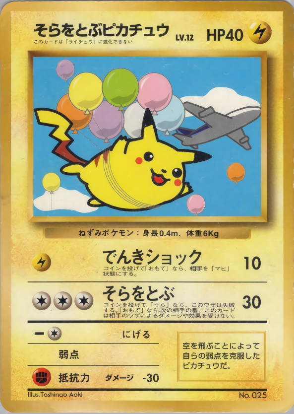 そらをとぶピカチュウ(飛行機)
