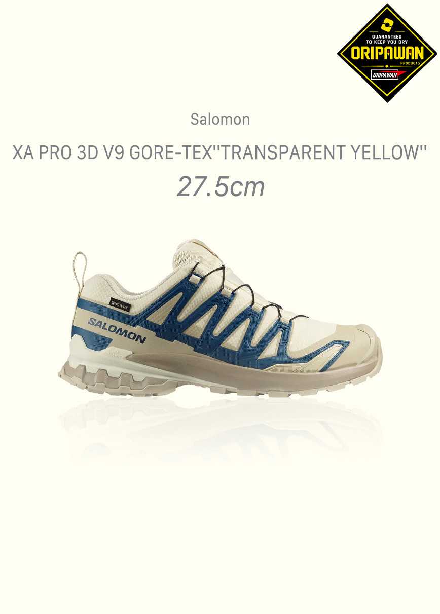 Salomon XA PRO 3D V9 GORE-TEX　"TRANSPARENT YELLOW"