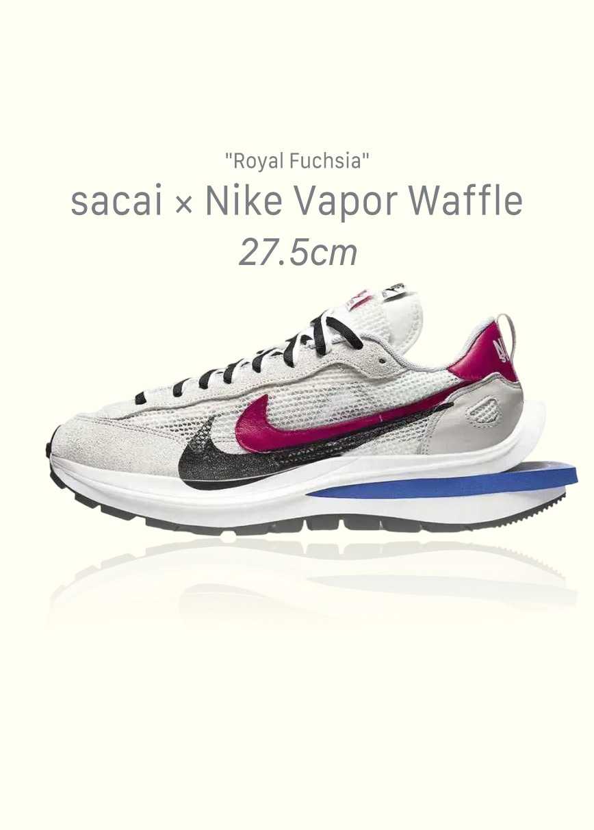 sacai × Nike Vapor Waffle "Royal Fuchsia"