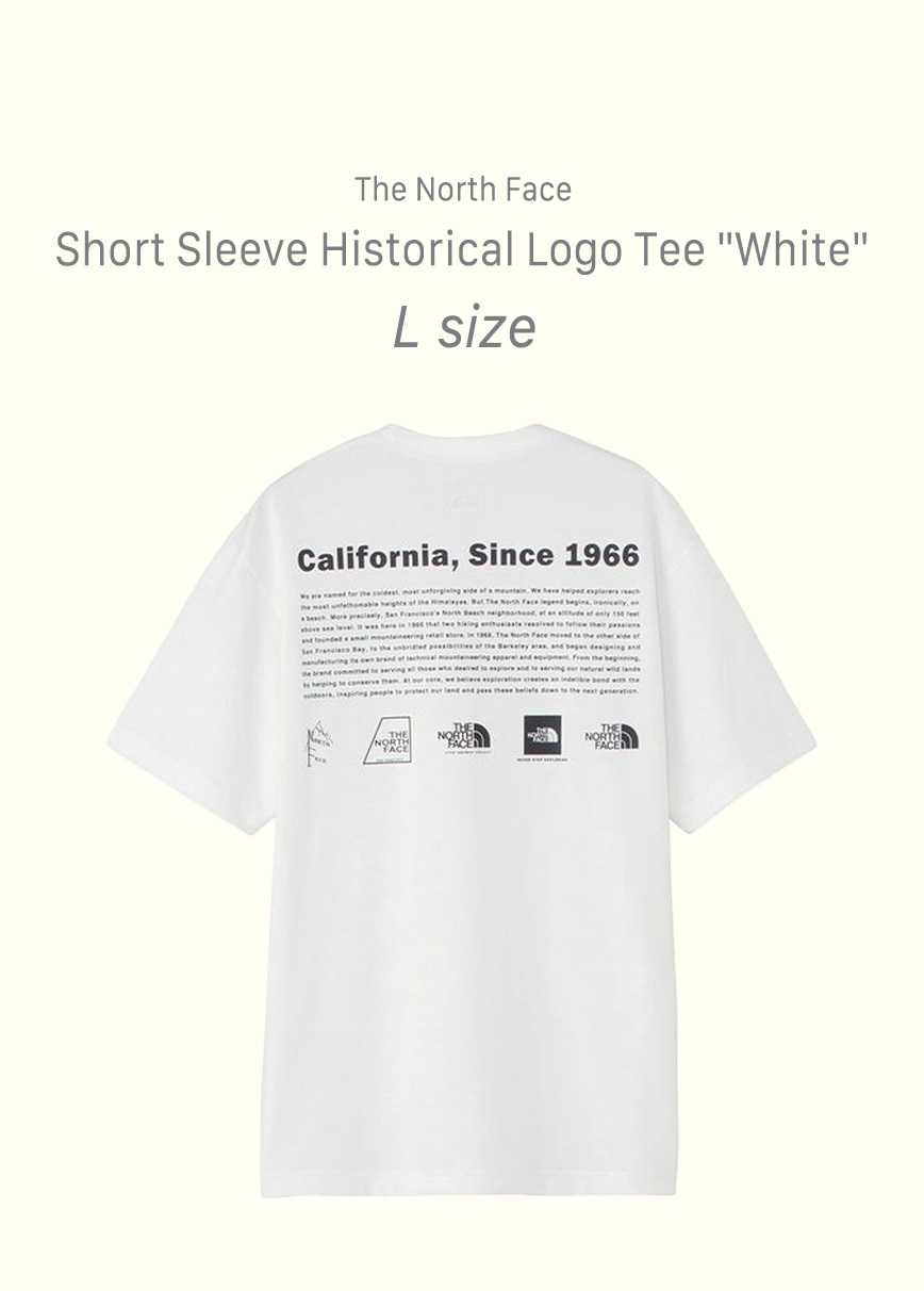 The North Face Short Sleeve Historical Logo Tee 白