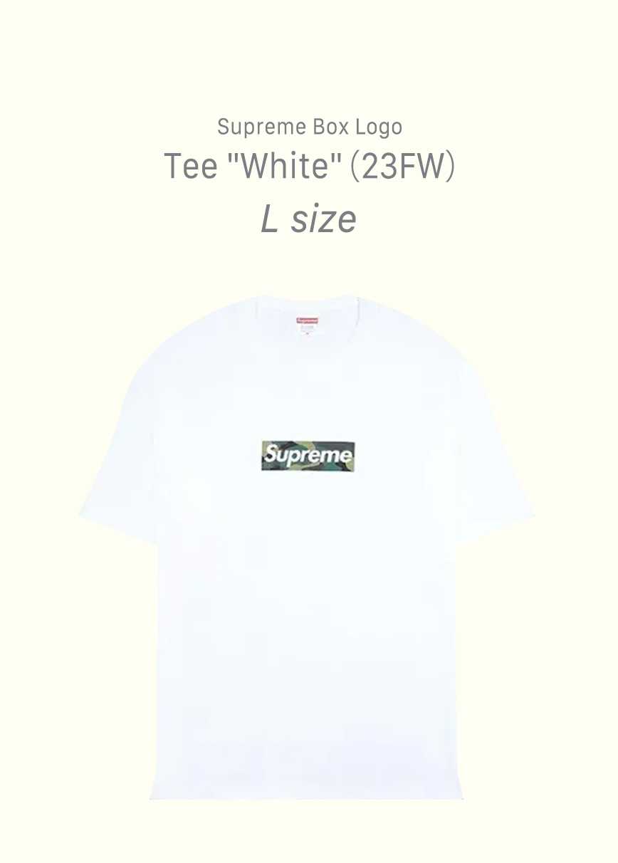 Supreme Box Logo Tee "White" (23FW)
