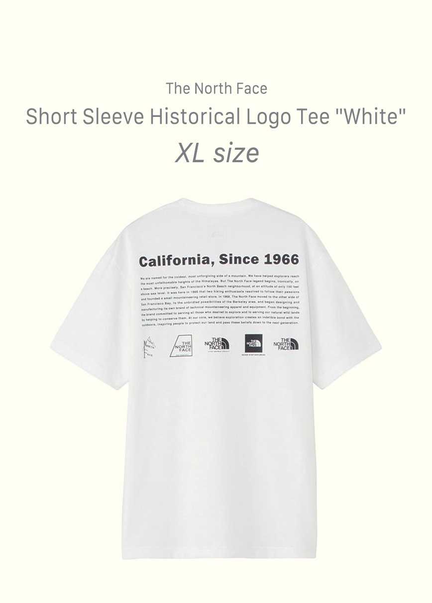 The North Face Short Sleeve Historical Logo Tee 白