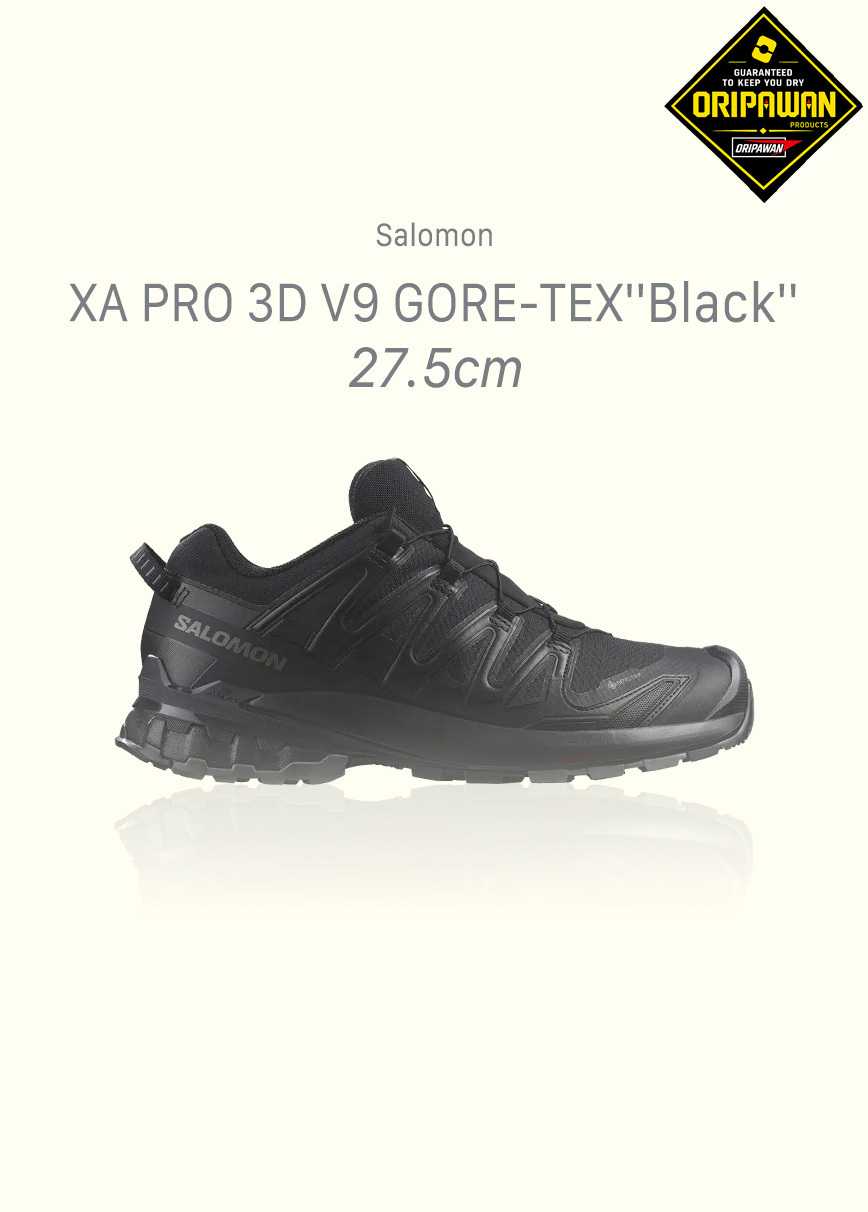 Salomon XA PRO 3D V9 GORE-TEX　"Black"
