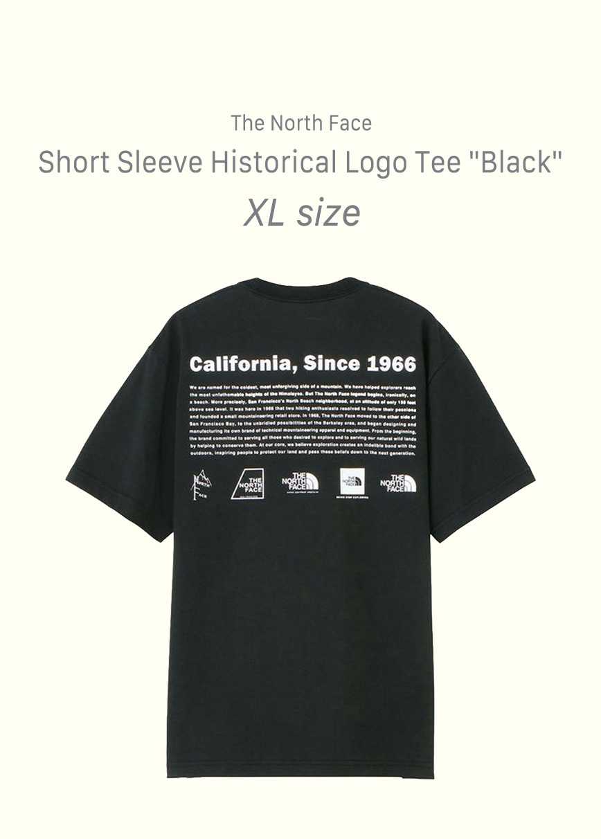 The North Face Short Sleeve Historical Logo Tee 黒