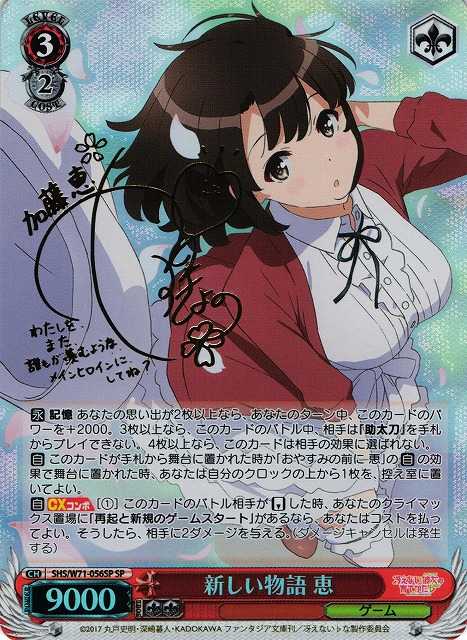 新しい物語 恵