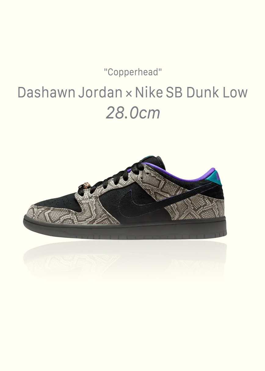 Dashawn Jordan × Nike SB Dunk Low "Copperhead"