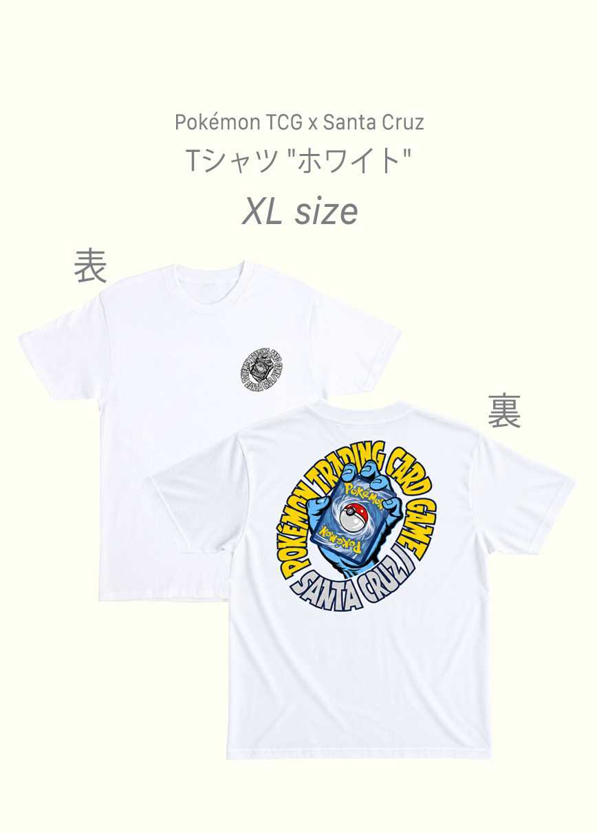 Pokémon TCG x Santa Cruz Tシャツ 白