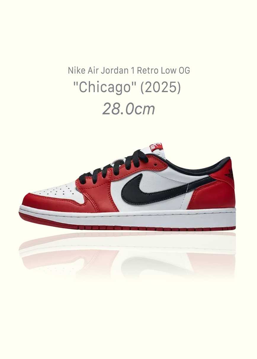Nike Air Jordan 1 Retro Low OG "Chicago" (2025)