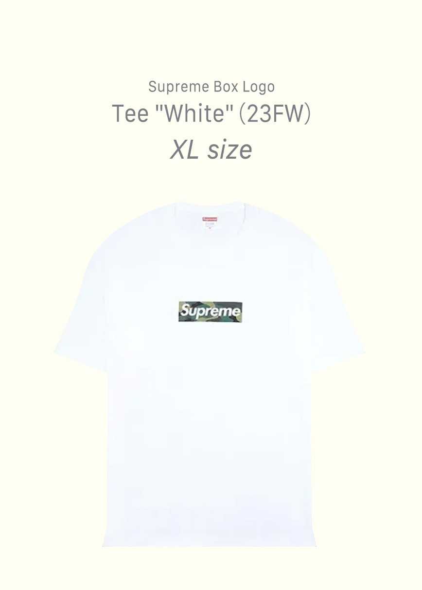 Supreme Box Logo Tee "White" (23FW)