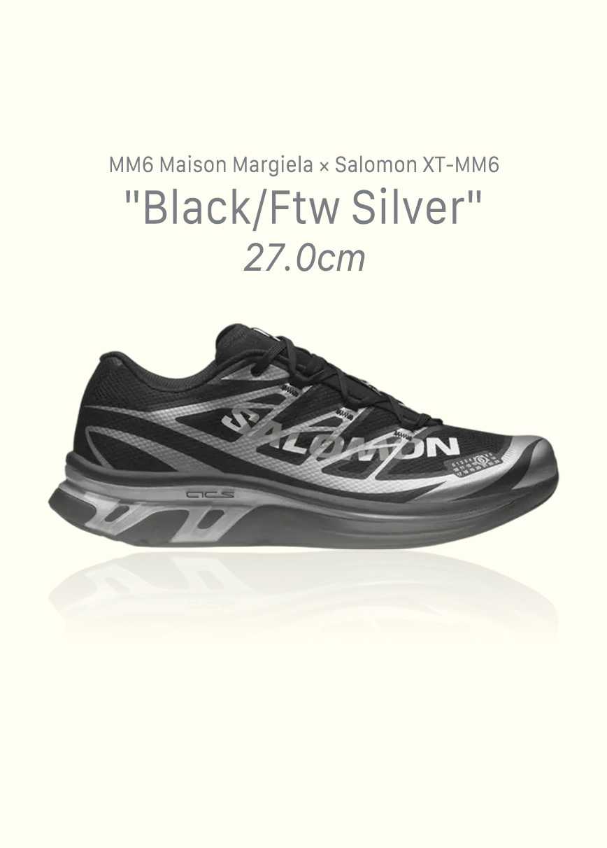 MM6 Maison Margiela × Salomon XT-MM6 "Black/Ftw Silver"