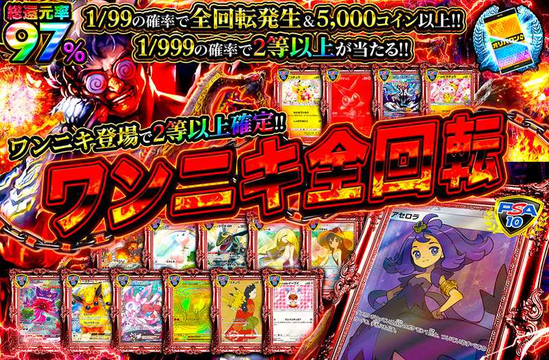 ワンニキ全回転 TOPはアセロラ！