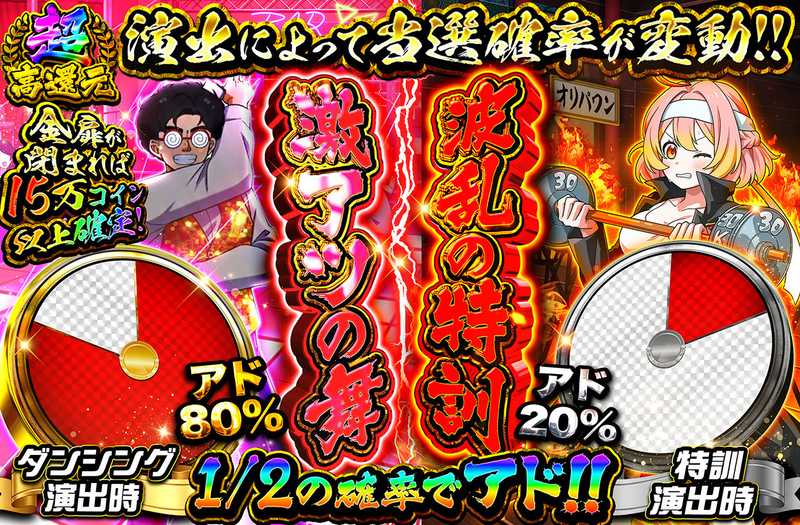 激アツの舞、波乱の特訓