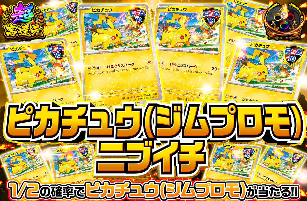 ピカチュウジムプロモ ニブイチ