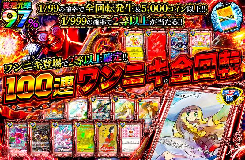 100連ワンニキ全回転