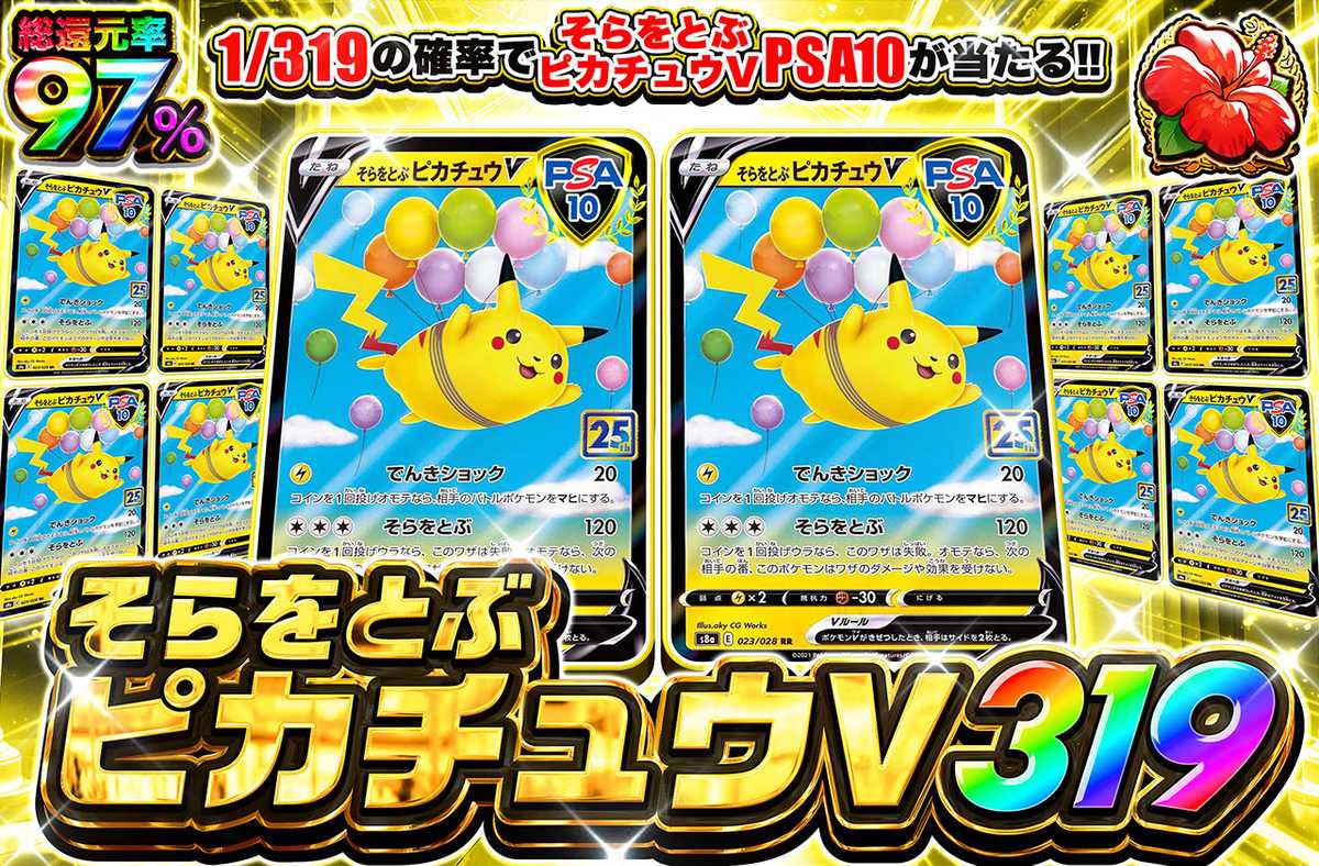 そらをとぶピカチュウV 319