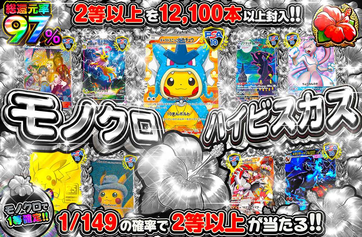 モノクロハイビスカス