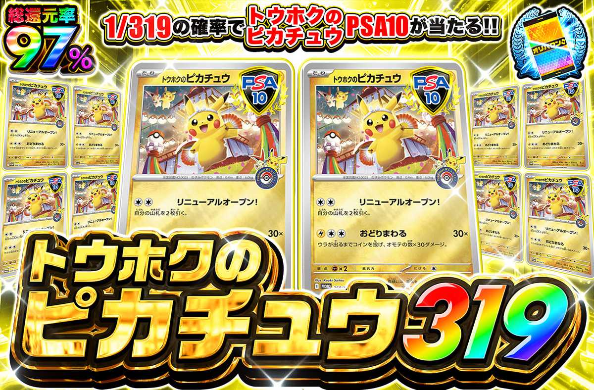 トウホクのピカチュウ 319