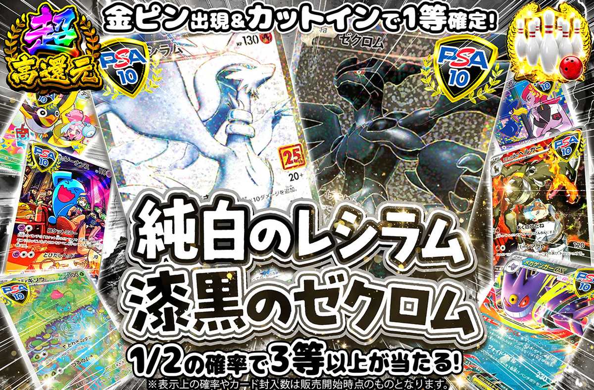 純白のレシラム、漆黒のゼクロム