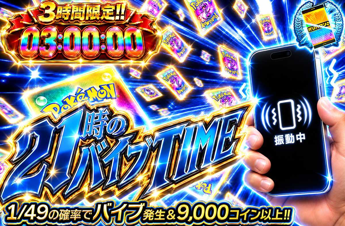 3時間限定!! 21時のバイブTIME