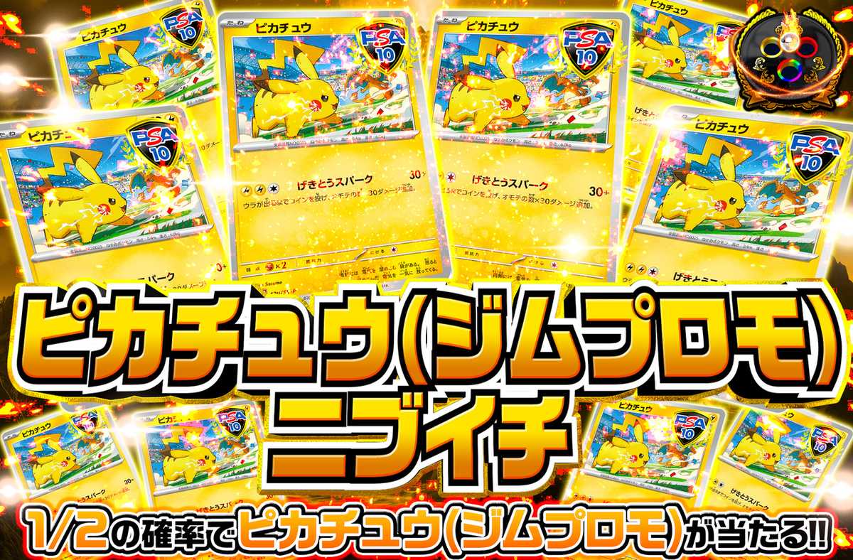 ピカチュウジムプロモ ニブイチ